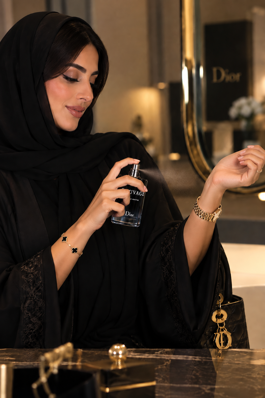 امرأة سعودية تكتشف رائحة عطر سوفاج